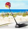 Oklahoma Sooners Car Antenna Ball / Mirror Dangler / Auto Dashboard Buddy (College Football) (Yellow)